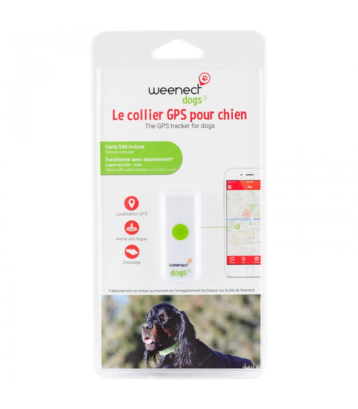 GPS Weenect Dogs 2 pour chien Weenect - Vétorino