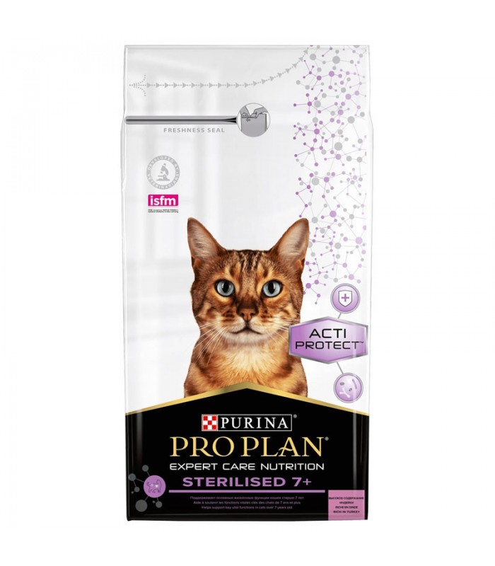 Croquettes Sterilised 7 Dinde Chat Sac 1 5 Kg Pro Plan Expert Care Nutrition Vetorino