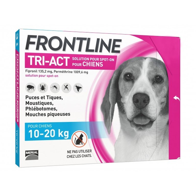 Frontline Tri-Act Chiens 10-20 kg