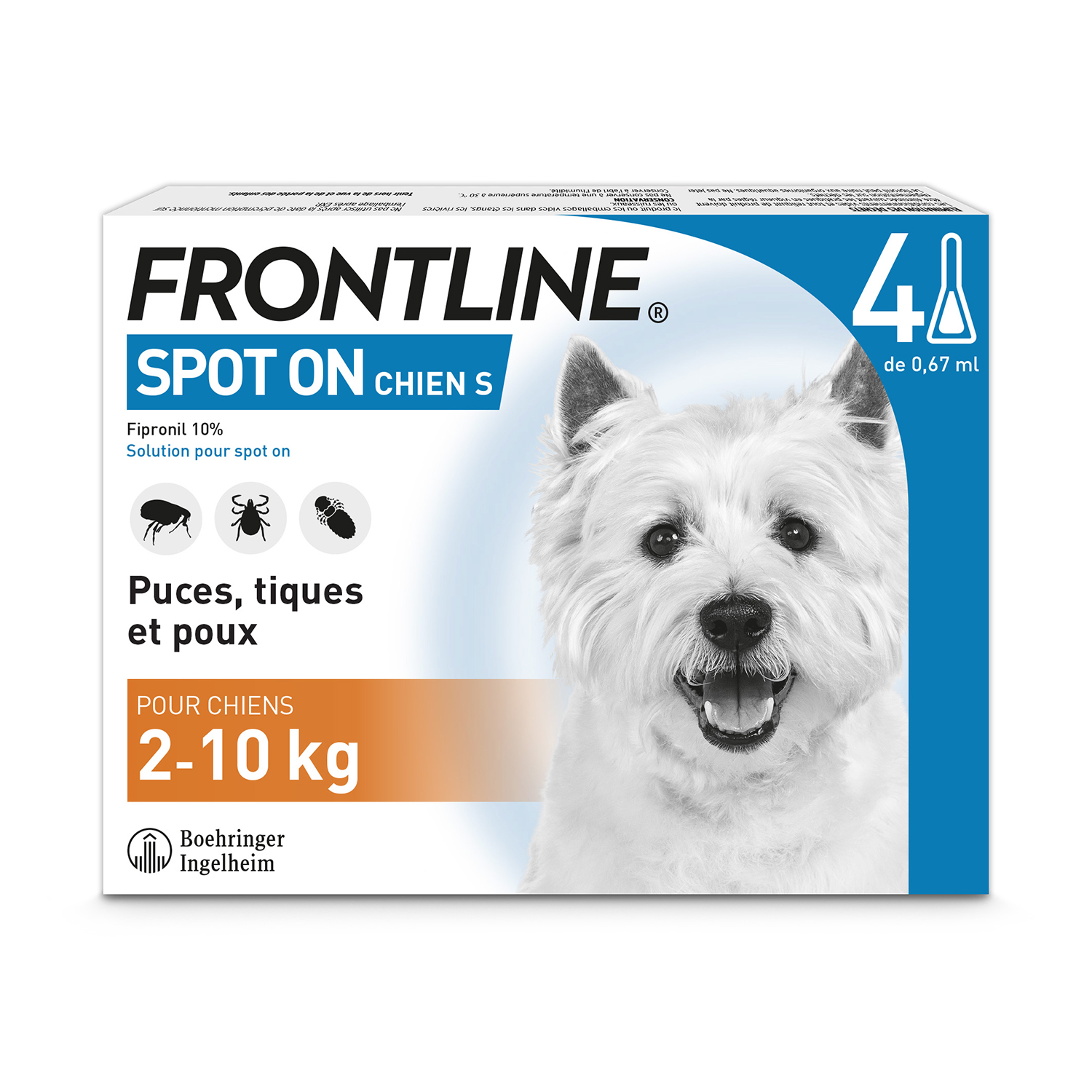 Frontline Spot-on Chien S 2-10 kg