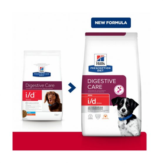 Croquettes Hill's Prescription Diet Canine I/D Stress Mini ActivBiome +