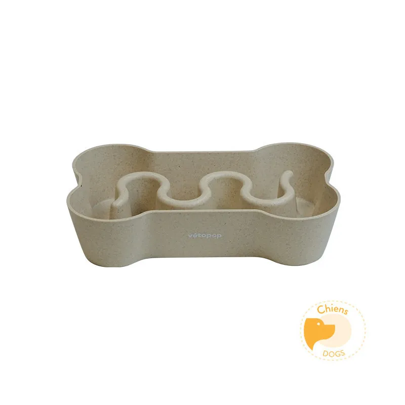 Gamelle Anti-glouton Pour Chien XBEN - 1 Litre, Design à Pétales Pour Ralentir La Vitesse D'alimentation - 7
