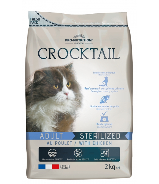 Croq Crocktail (Flatazor) chat sterilise Poulet