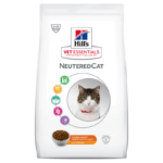 Paquet de croquette Hill's vet essential neutered cat pour les chats. Ces croquettes sont conçus pour une nutrition quotidienne saine