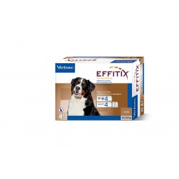Effitix Spot-on 402 mg/ 3600 mg Tres grand chien