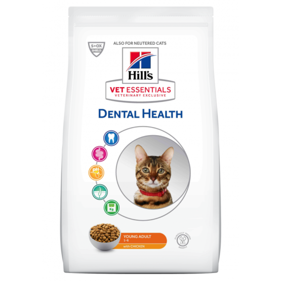 croquettes hills dental health feline young adult poulet Vétorino