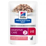 Hills prescription diet Feline I/D Digestive Care Activ Biome+ Saumon Sachet repas