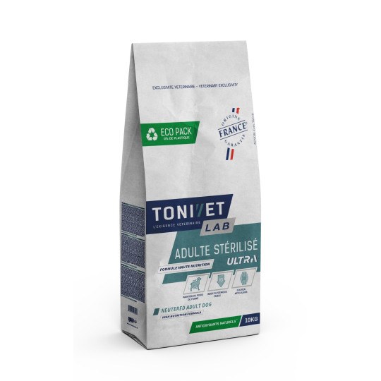 tonivet chien lab ultra adult sterilise vetorino