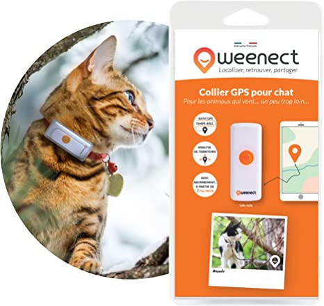 Collier GPS Weenect chat