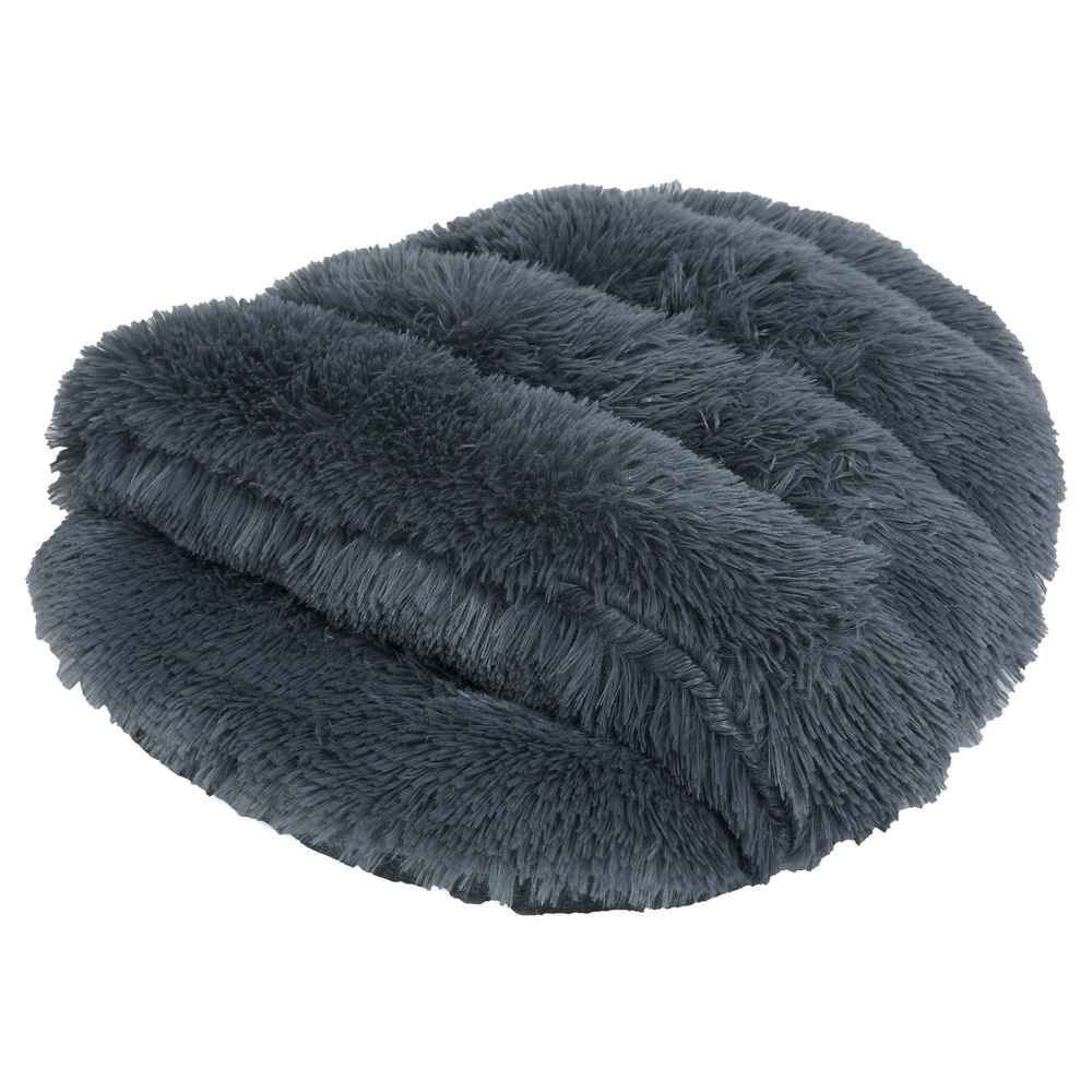 Panier Pour Chat Douillet En Forme De Grotte - 60x45x35 Cm, Flanelle, Lavable, Fermé Pour L'hiver - 8