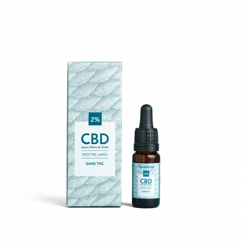 CBD Huile de saumon et huile de chanvre 2% The Blob Lab - Vétorino