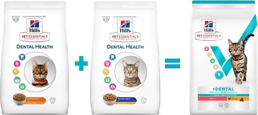 Hill's Vet Essentials Chat Multi Benefit+ Dental Adult Poulet- www