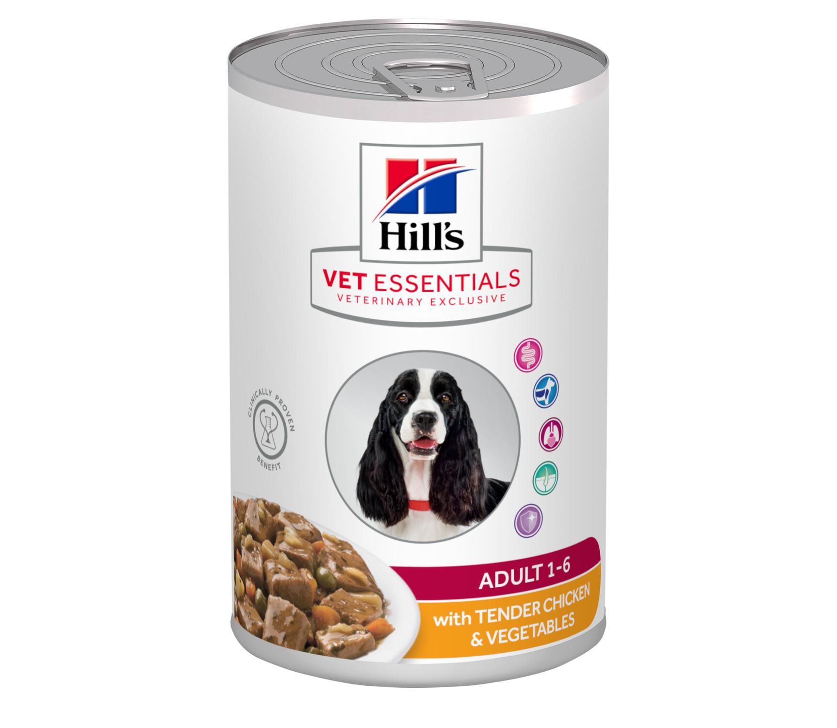 Vetessentials Canine Multi-Benefit Adulte Poulet Légumes (boîtes)