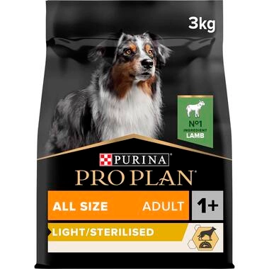 Dog Adult All sizes Light/ sterilised Agneau