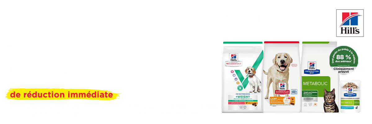Promotion croquette vétérinaire pas cheres Hill's